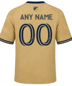 New Philly Union Custom Jersey – Strong Gold Style