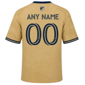 New Philly Union Custom Jersey – Strong Gold Style