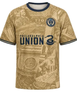 New Philly Union Custom Jersey – Strong Gold Style