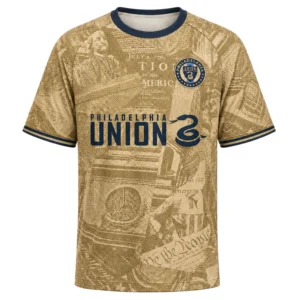 New Philly Union Custom Jersey – Strong Gold Style
