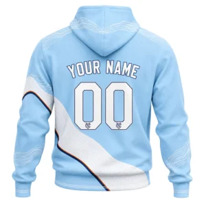 New York City FC Custom Blue Hoodie – Quality Fan Wear