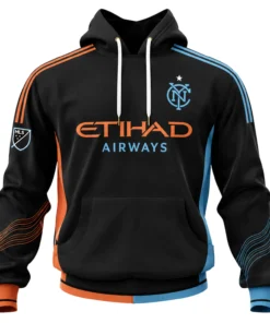 New York City FC Hoodie Black Custom – Bold Fan Gear
