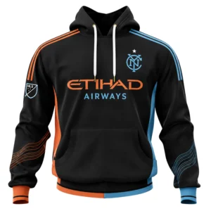 New York City FC Hoodie Black Custom – Bold Fan Gear