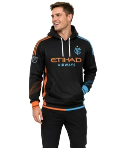 New York City FC Hoodie Black Custom – Bold Fan Gear