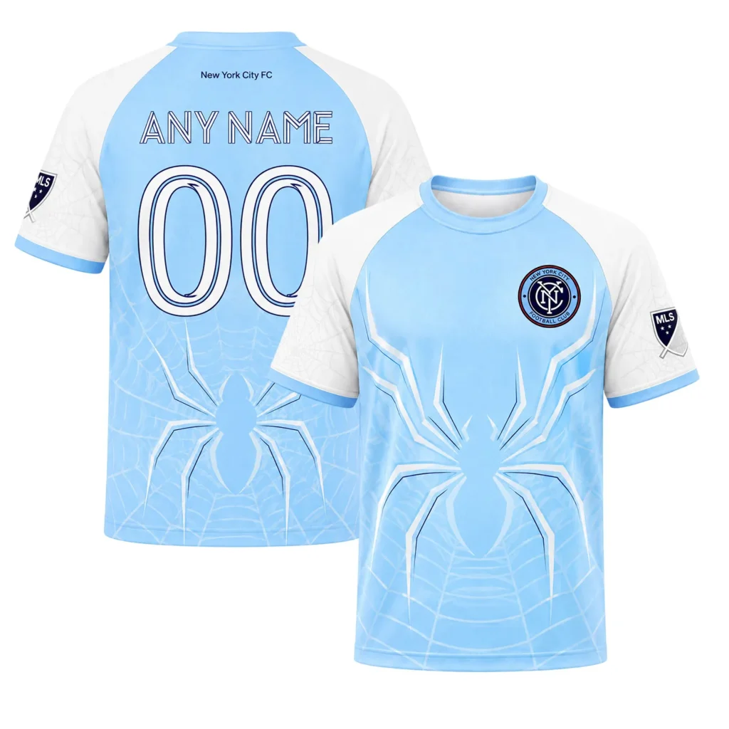 New York City FC x Spiderman Jersey – Custom Awesome Style