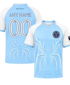 New York City FC x Spiderman Jersey – Custom Awesome Style