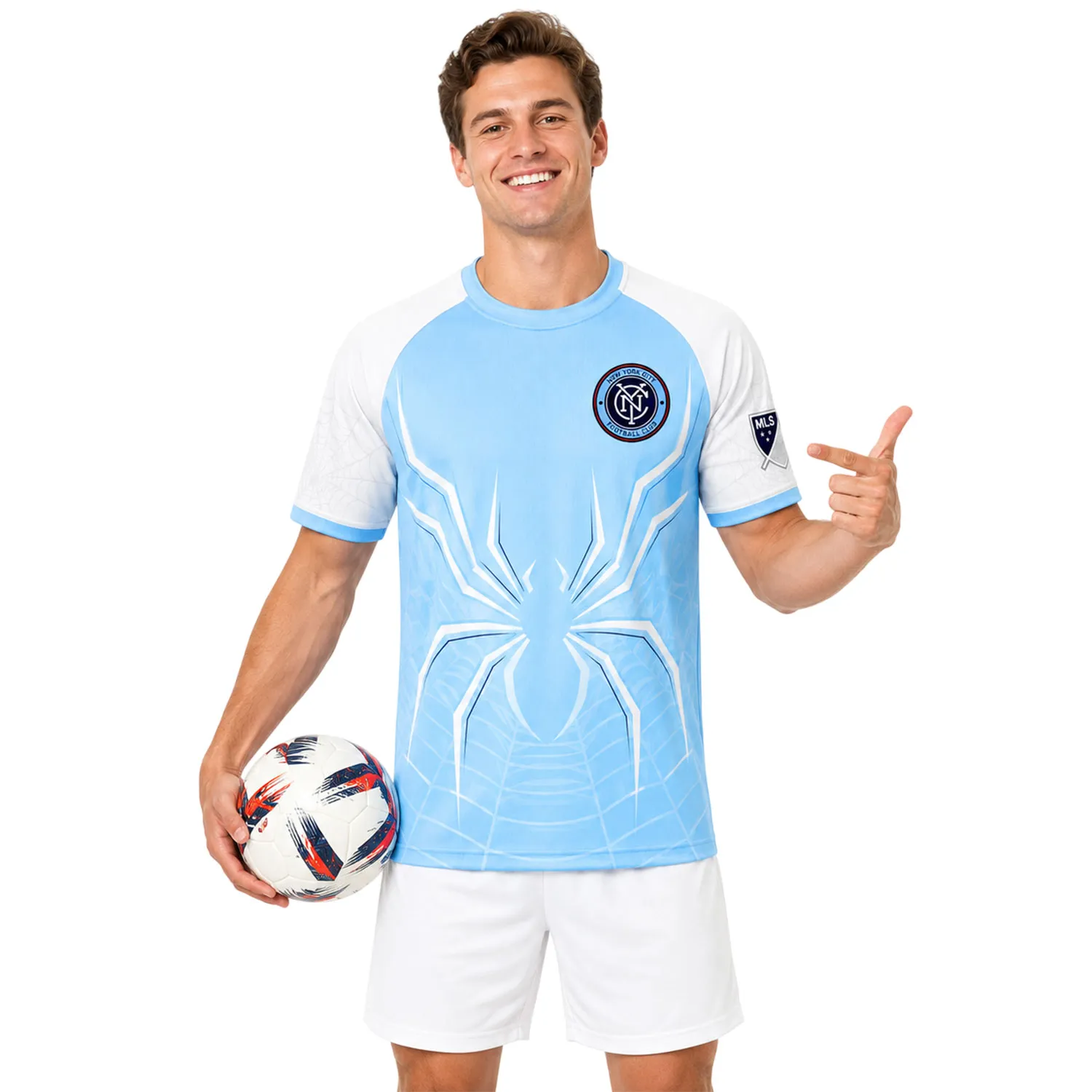 New York City FC x Spiderman Jersey – Custom Awesome Style