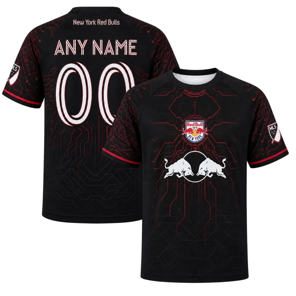 New York Red Bulls Custom Match Jersey – Energetic