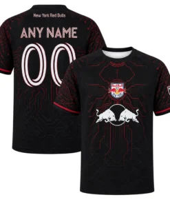New York Red Bulls Custom Match Jersey – Energetic