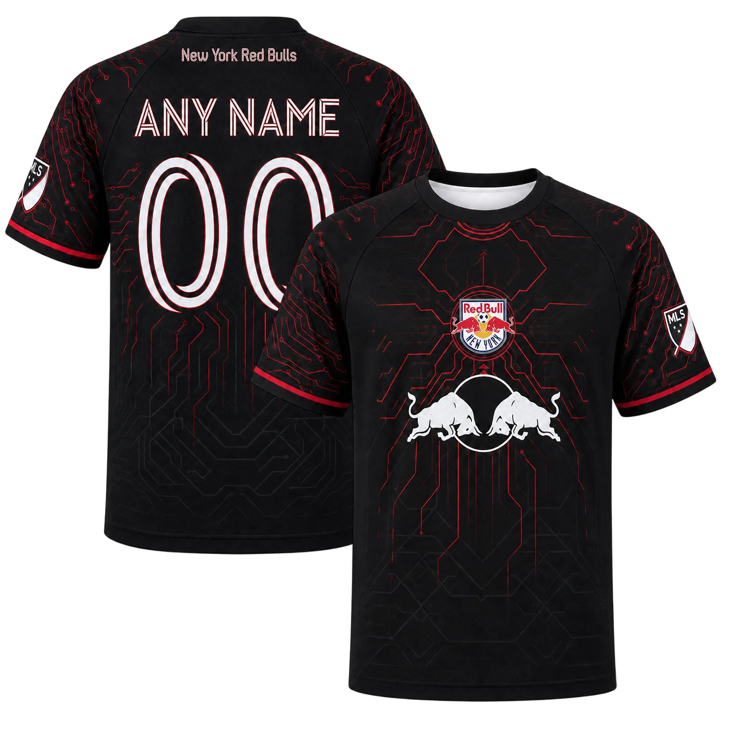 New York Red Bulls Custom Match Jersey – Energetic