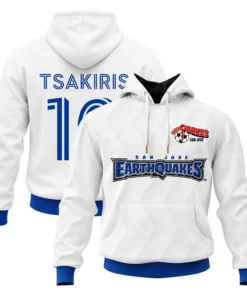 Niko Tsakiris Quakes Hoodie Bold Fan Gear