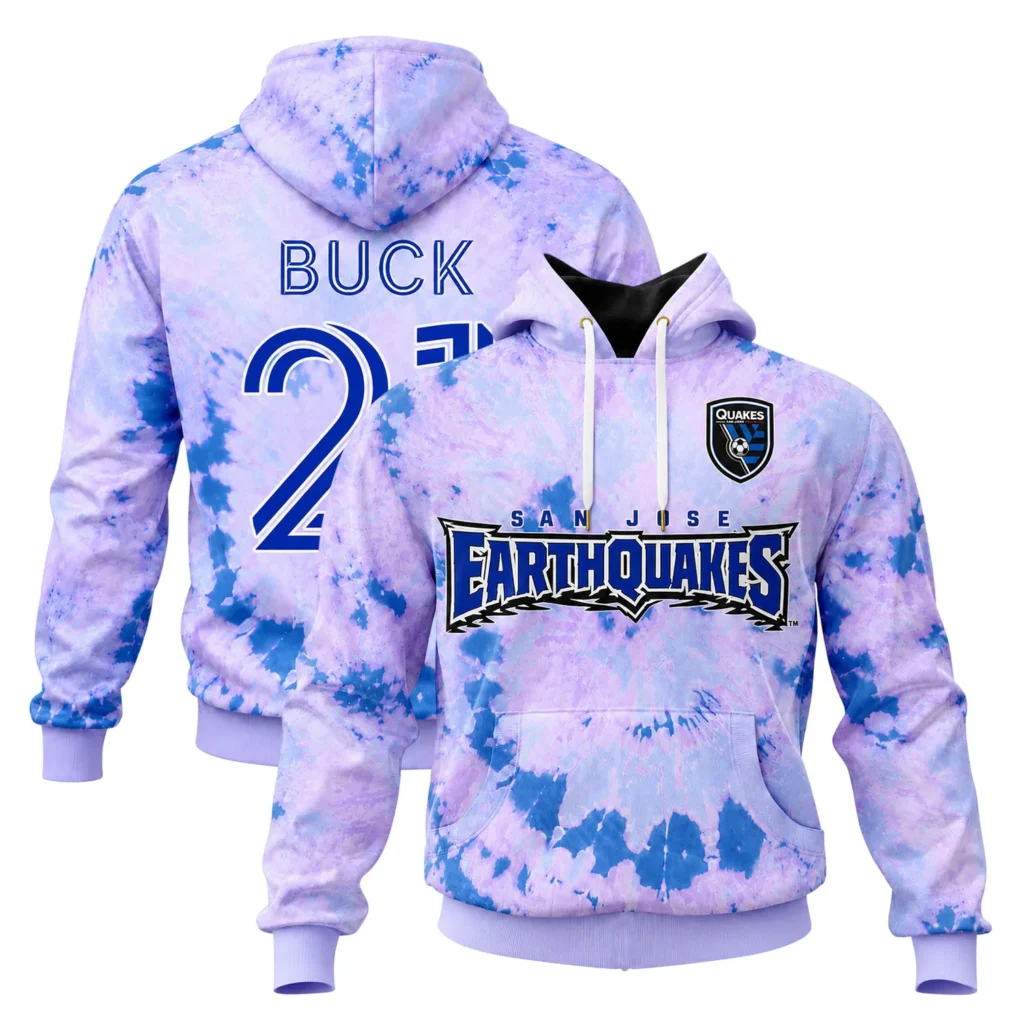 Noel Buck Hoodie Essential San Jose Earthquakes Fan Wear