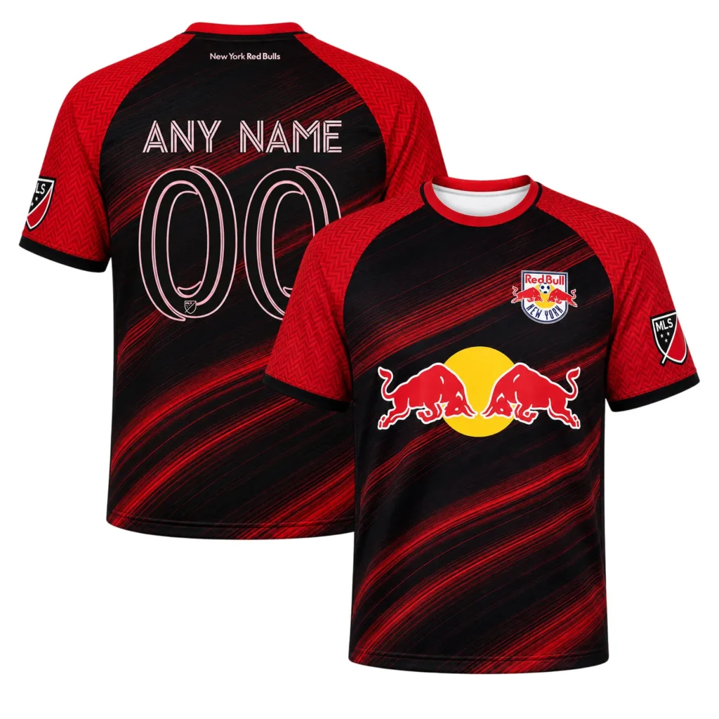 NY Red Bulls Custom Jersey – Brilliant Matchday Look