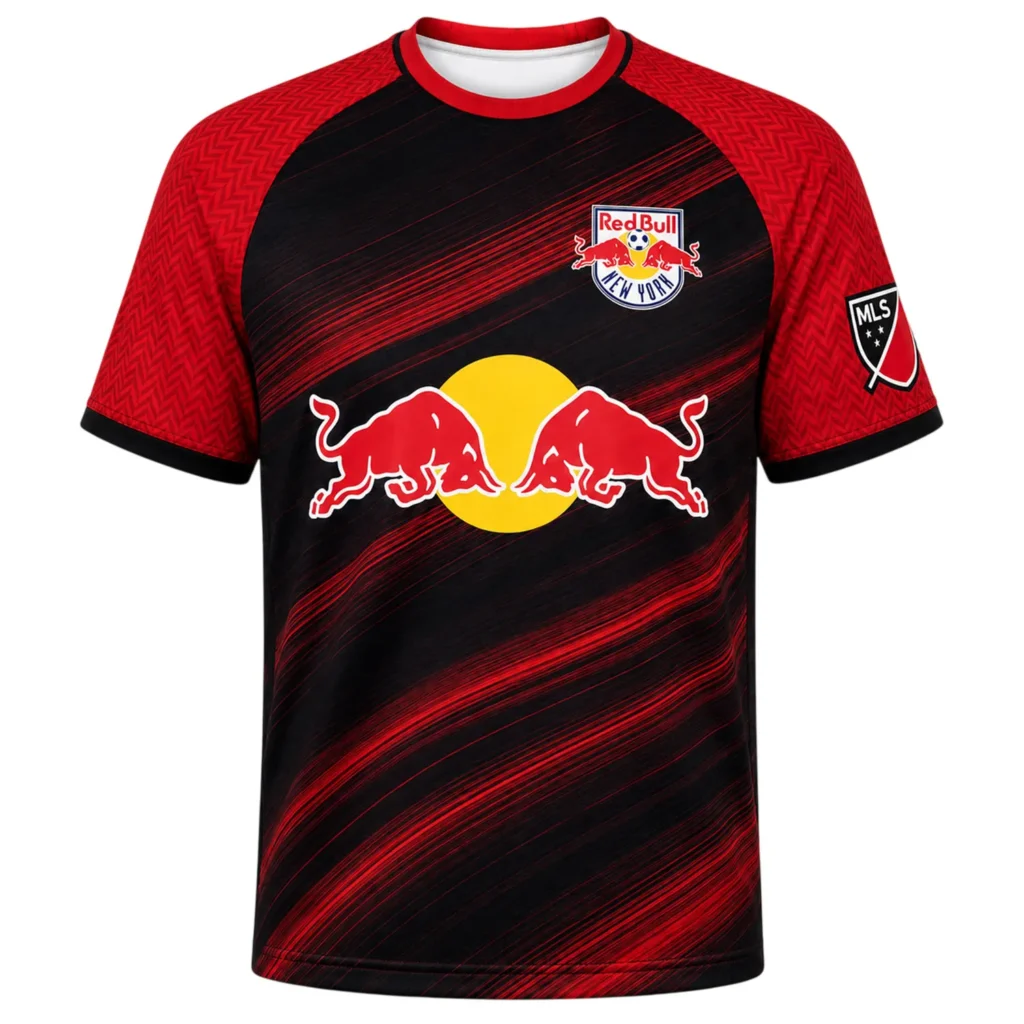 NY Red Bulls Custom Jersey – Brilliant Matchday Look