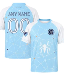 NYCFC Custom Spiderman Soccer Jersey– Bright Style