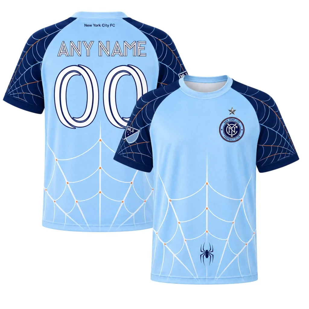 NYCFC Spiderman Custom Soccer Jersey – Astonishing