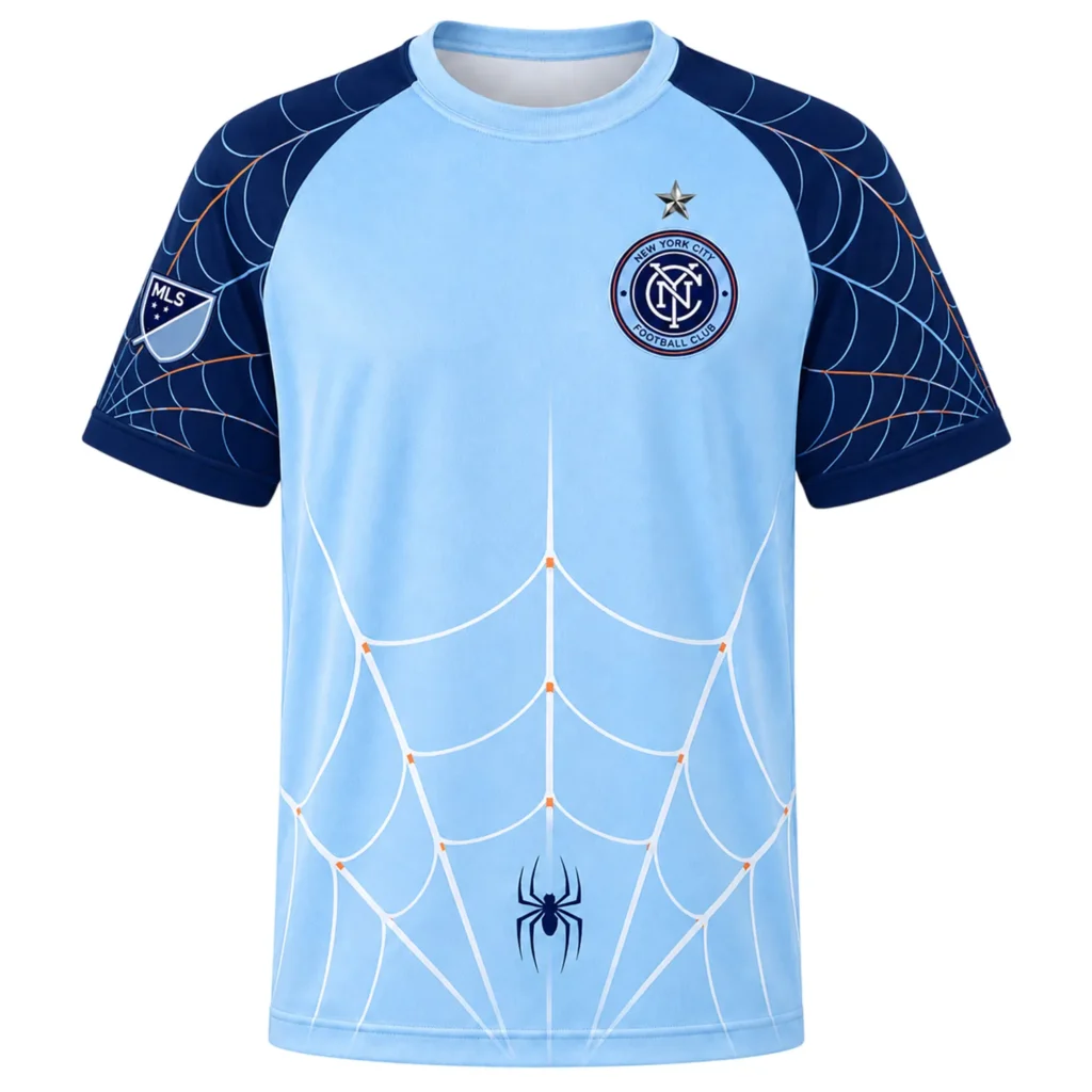 NYCFC Spiderman Custom Soccer Jersey – Astonishing