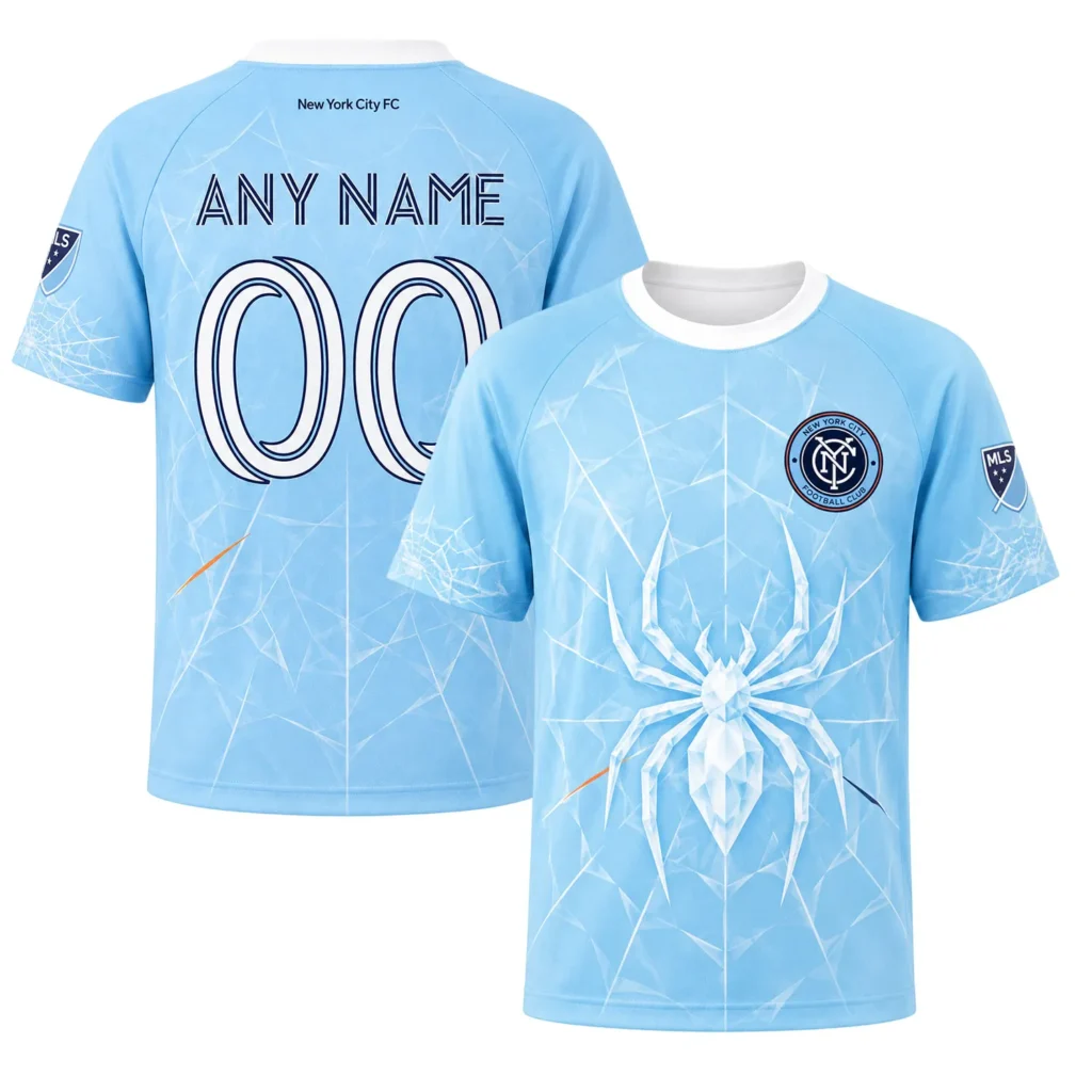 NYCFC x Spiderman Personalized Jersey – Beautiful Design