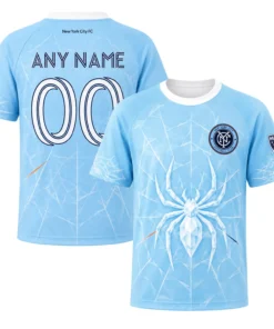 NYCFC x Spiderman Personalized Jersey – Beautiful Design
