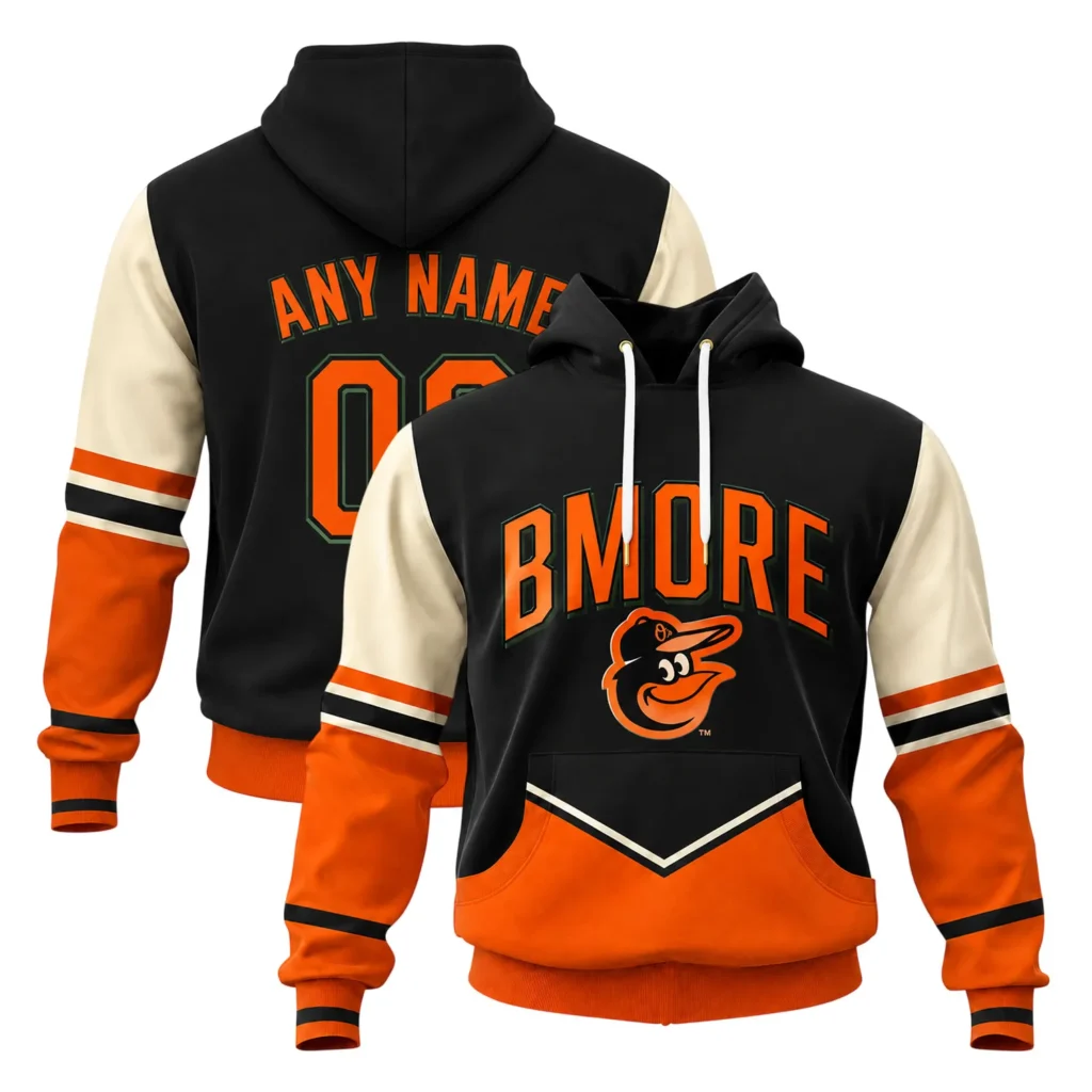 Orioles Black Hoodie Dazzling Fan Merch Custom