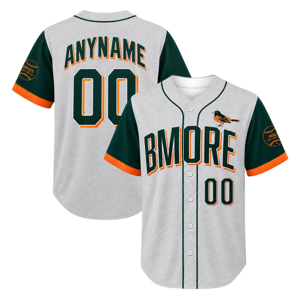 Orioles custom baseball jerseys​ Team Vibrant Style