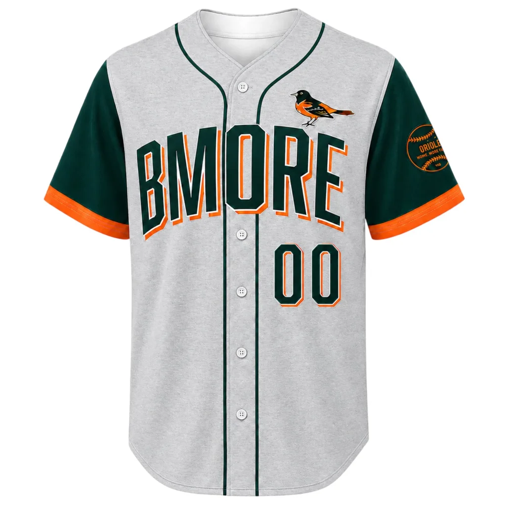 Orioles custom baseball jerseys​ Team Vibrant Style