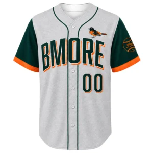 Orioles custom baseball jerseys​ Team Vibrant Style