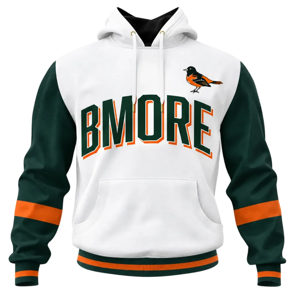 Orioles Hoodie​ Custom Design – Vibrant Team Style
