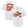Orioles White Jersey Custom Exclusive Shirt