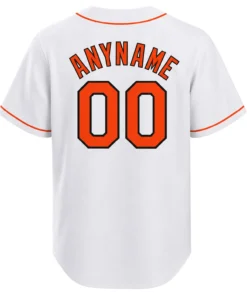 Orioles White Jersey Custom Exclusive Shirt