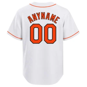 Orioles White Jersey Custom Exclusive Shirt