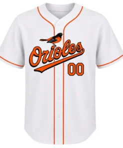 Orioles White Jersey Custom Exclusive Shirt