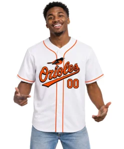 Orioles White Jersey Custom Exclusive Shirt