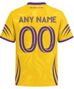 Orlando City Custom Jersey – Radiant Gold Lion