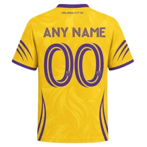 Orlando City Custom Jersey – Radiant Gold Lion