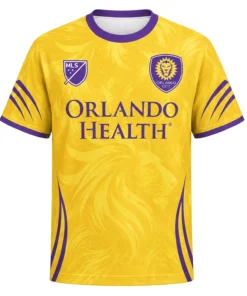 Orlando City Custom Jersey – Radiant Gold Lion