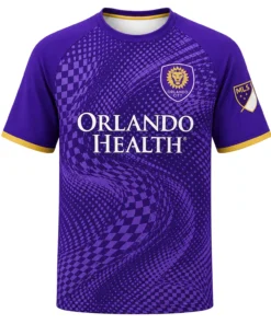 Orlando City Fan Jersey Stunning Purple Wave