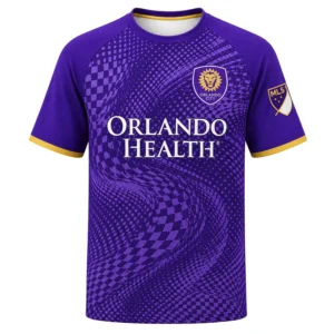 Orlando City Fan Jersey Stunning Purple Wave