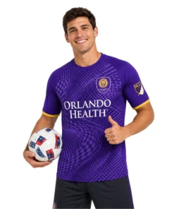 Orlando City Fan Jersey Stunning Purple Wave