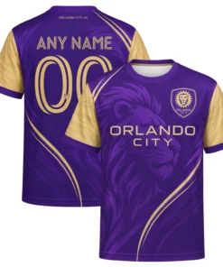 Orlando City MLS Jersey Custom – Dynamic Purple Gold