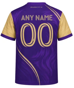 Orlando City MLS Jersey Custom – Dynamic Purple Gold