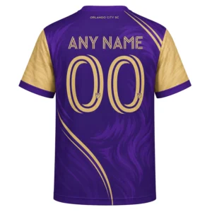 Orlando City MLS Jersey Custom – Dynamic Purple Gold