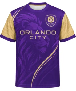 Orlando City MLS Jersey Custom – Dynamic Purple Gold