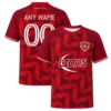 Orlando City MLS Jersey Custom Dynamic Red Pattern