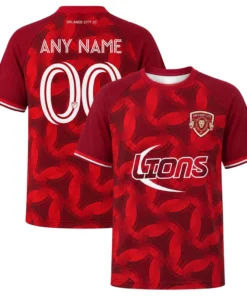 Orlando City MLS Jersey Custom Dynamic Red Pattern