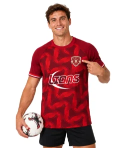 Orlando City MLS Jersey Custom Dynamic Red Pattern