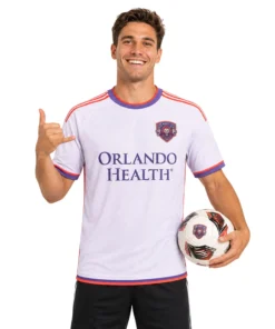 Orlando City SC Custom Jersey Elite White Purple Trim