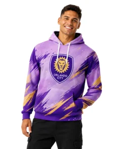 Orlando Soccer Hoodie Custom Stunning Purple Design