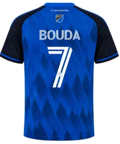 Ousseni Bouda SJ Earthquakes Jersey Ultimate Blue Graphic