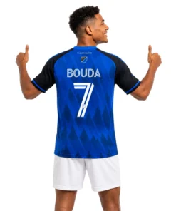 Ousseni Bouda SJ Earthquakes Jersey Ultimate Blue Graphic